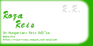 roza reis business card